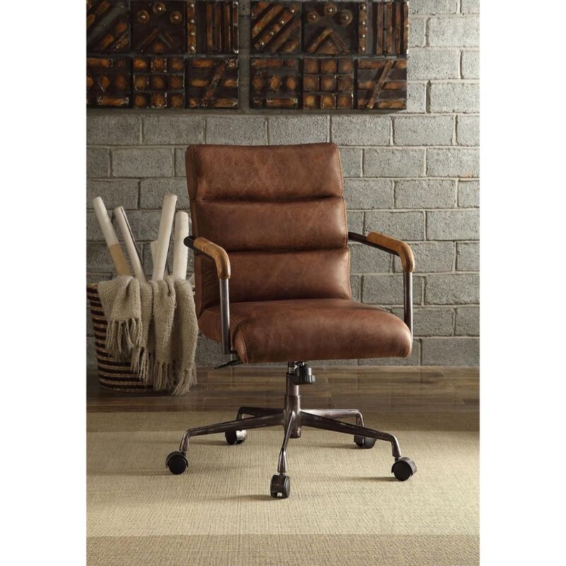 Daylen Genuine Leather Executive Chair & Reviews | Joss & Main